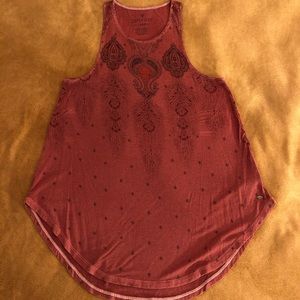 Red Paisley Soft and Sexy Tank
